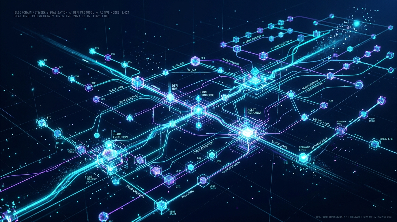 Skyrivexmarkets Blockchain Network Visualization
